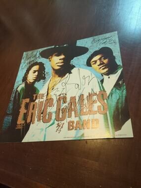 Eric Gales Band **Autographed By Band** 12 X 12 Poster